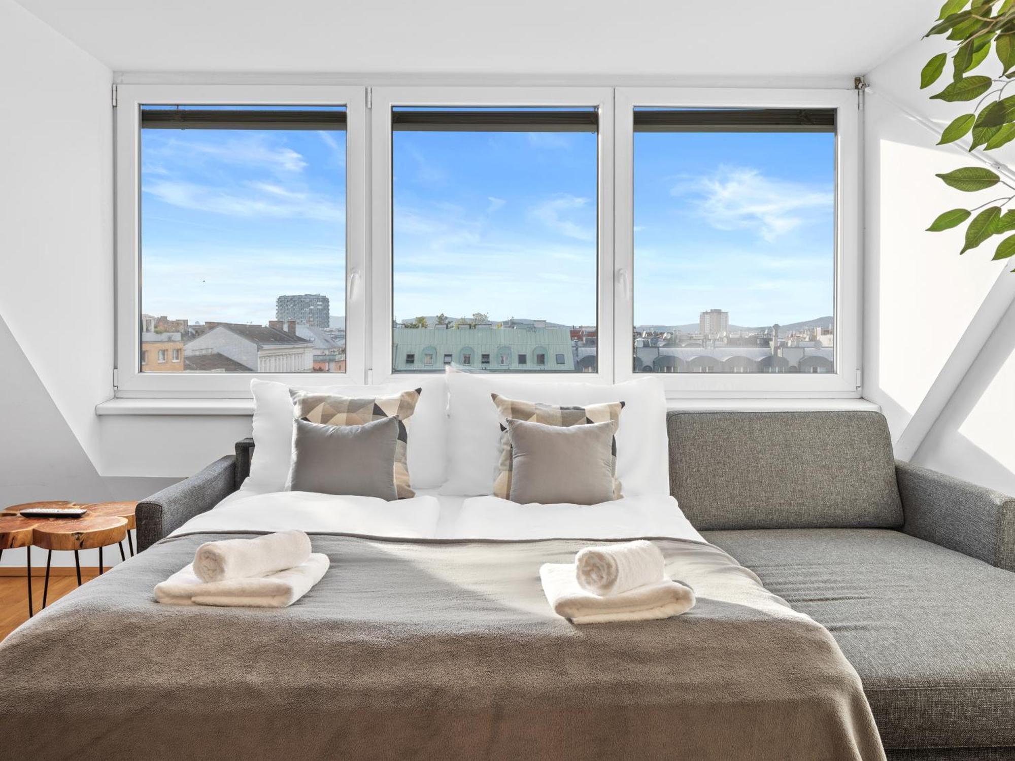 Sky9 Penthouse Apartments فيينا المظهر الخارجي الصورة